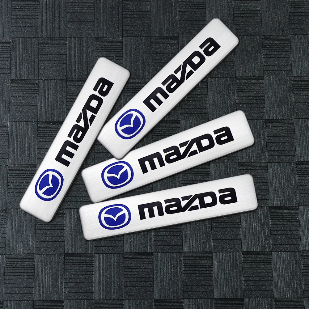 1pcs 3D Métal Aluminium Styling Logo Car Body Fender Décoration Autocollants Pour Mazda RX-8 626 BM BL BK GH GJ GL MX-3 MX-5 SkyKie