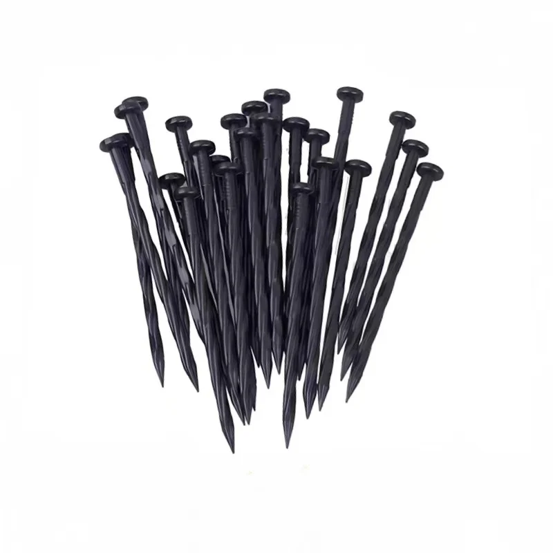 

50pcs Gardening Ground Nails PP Material 15cm/20cm Length for Outdoor Mini Garden Tent Grassland Fixation Isolation Barrier Tool