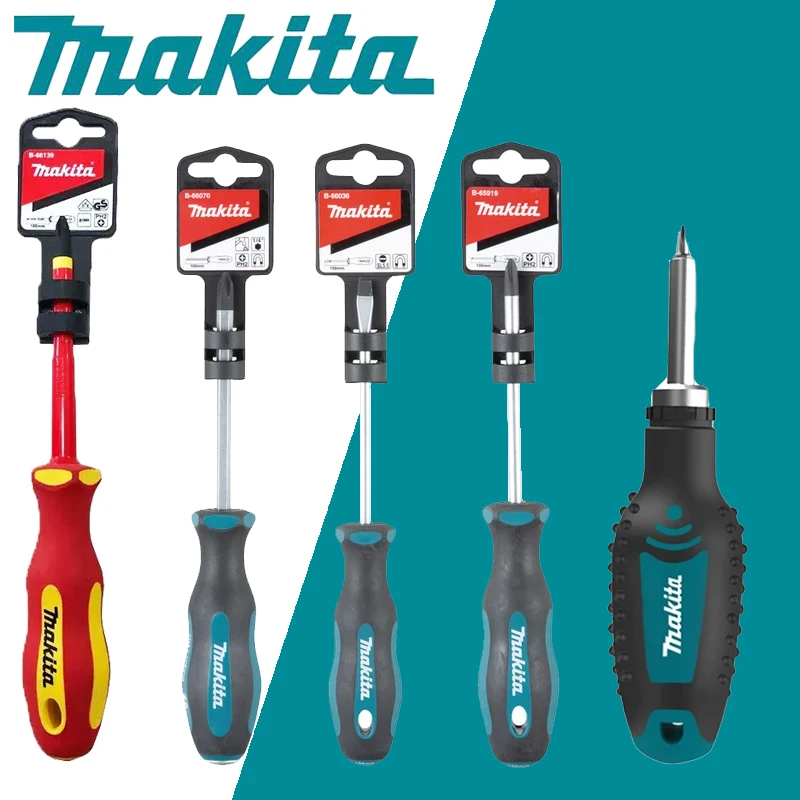 Makita Original Screwdriver Hand Tool High Hardness Durable Anti Slip Grip Hand Tools Accessories