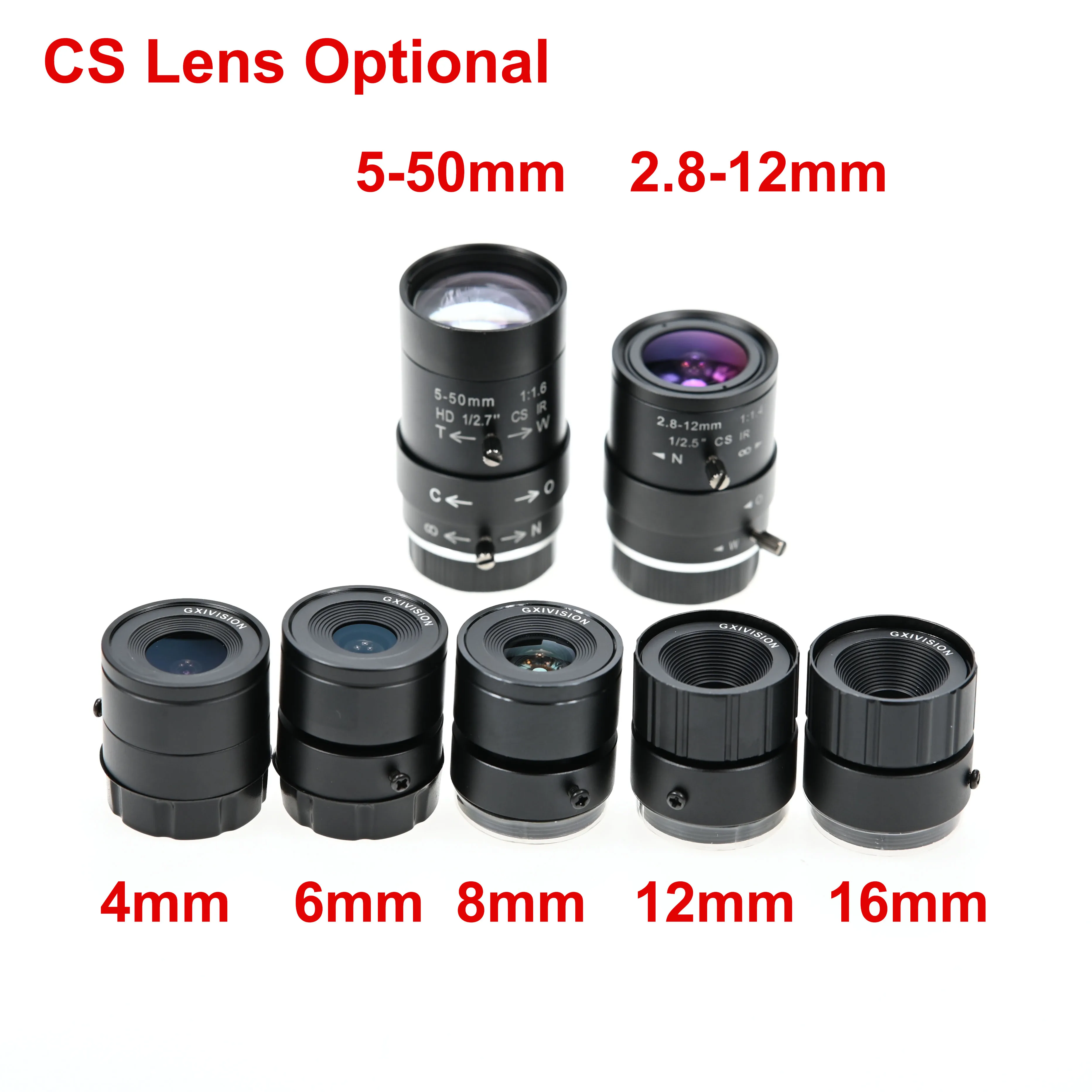 210fps Global Shutter USB Camera,Monochrome,High Frame Rate Housing Webcam VGA,640x360, 2.8-12mm 5-50mm Varifocal Zoom CS Lens