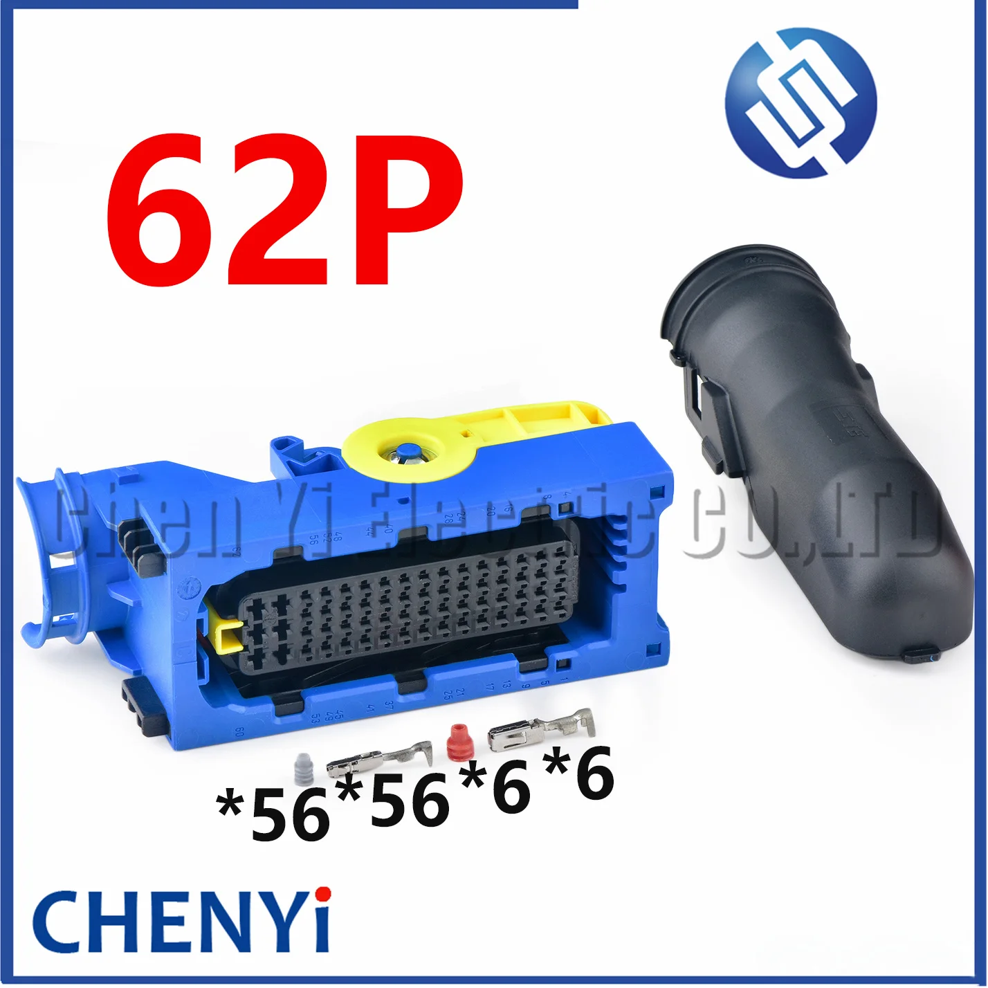

62 Pin Automotive Waterproof Connector truck urea pump DCU wire harness Plug 3-1418883-1 For Weichai Yuchai Sanli