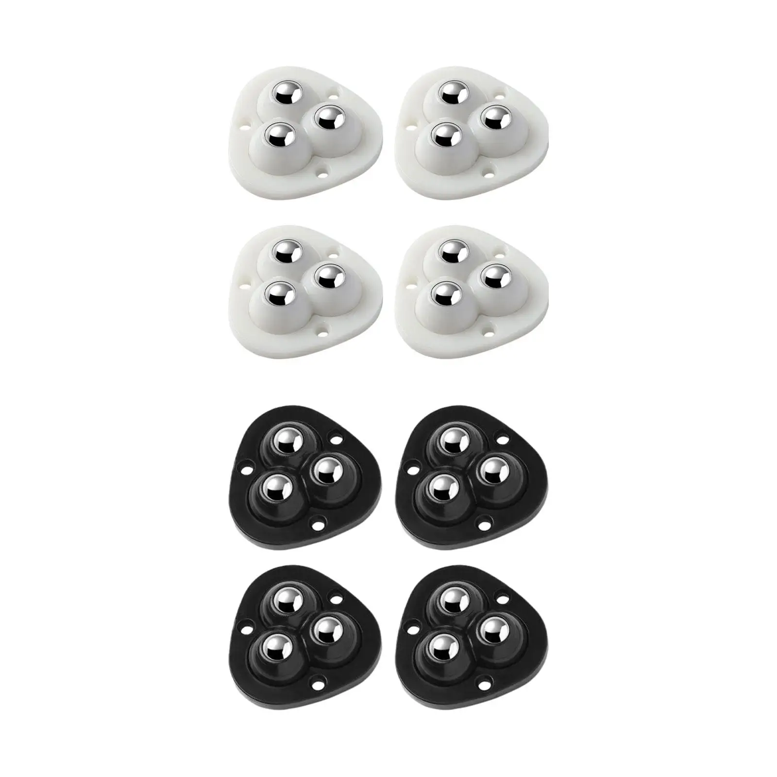 4 Pieces Castor Roller Universal Wheels Furniture Wheel Swivel Caster for Bins Box Trash Can