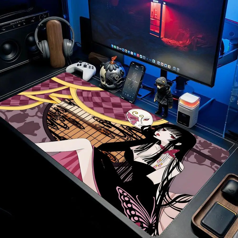 

X-XXXHOLiC Girl Kawaii Mousepad Large Anti-Slip Mouse Pad Stitched Edges Mat Durable Desk Laptop Gaming​ Keyboard Pad XXL