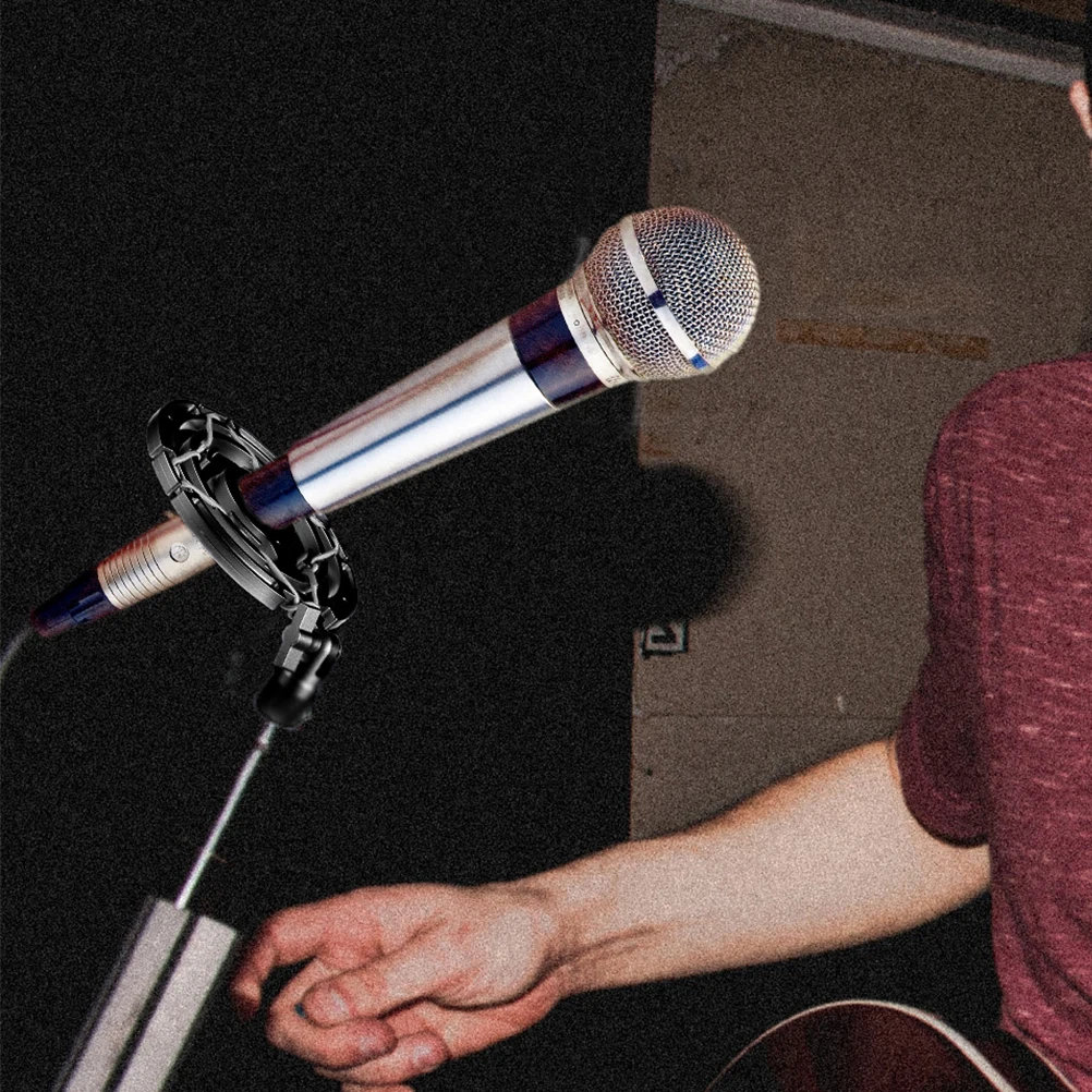 

4pcs Microphone Shock Mount Universal Anti Vibration Mic Holder Clip For Recording Live Streaming Stable Durable Shockproof