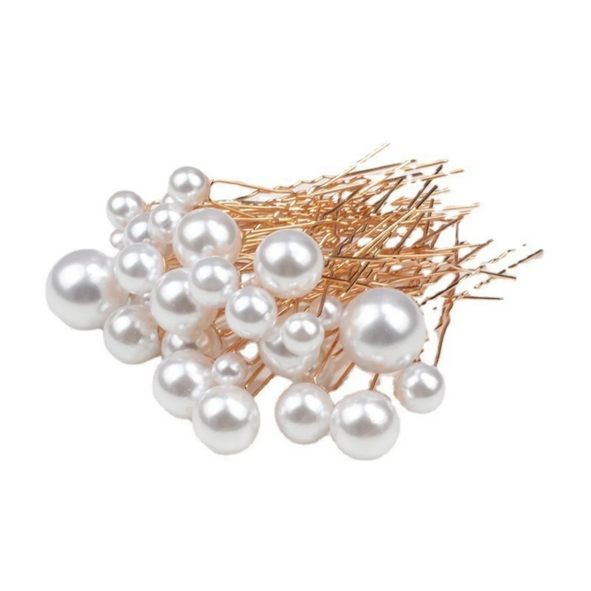 Women U-shaped Pin Metal Barrette Clip Hairpins Simulated Pearl Bridal Tiara Hair Accessories Wedding Hairstyle Design Tools image 5