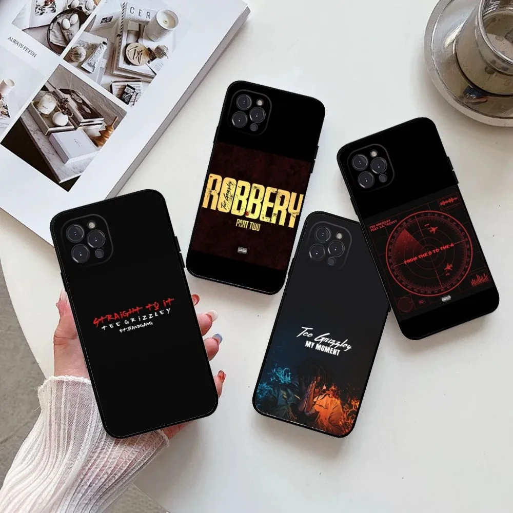 

Tee Grizzley Phone Case for IPhone 15,14,13,12,11 Pro Max Mini 8,7,Plus,SE2,X,XR,XS,MAX,Silcone,Soft,Covers
