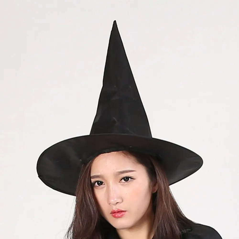 

Children Oxford Black Night club Accessories Parties Witch Hats Sorcerer Caps Halloween Hats Performance Props