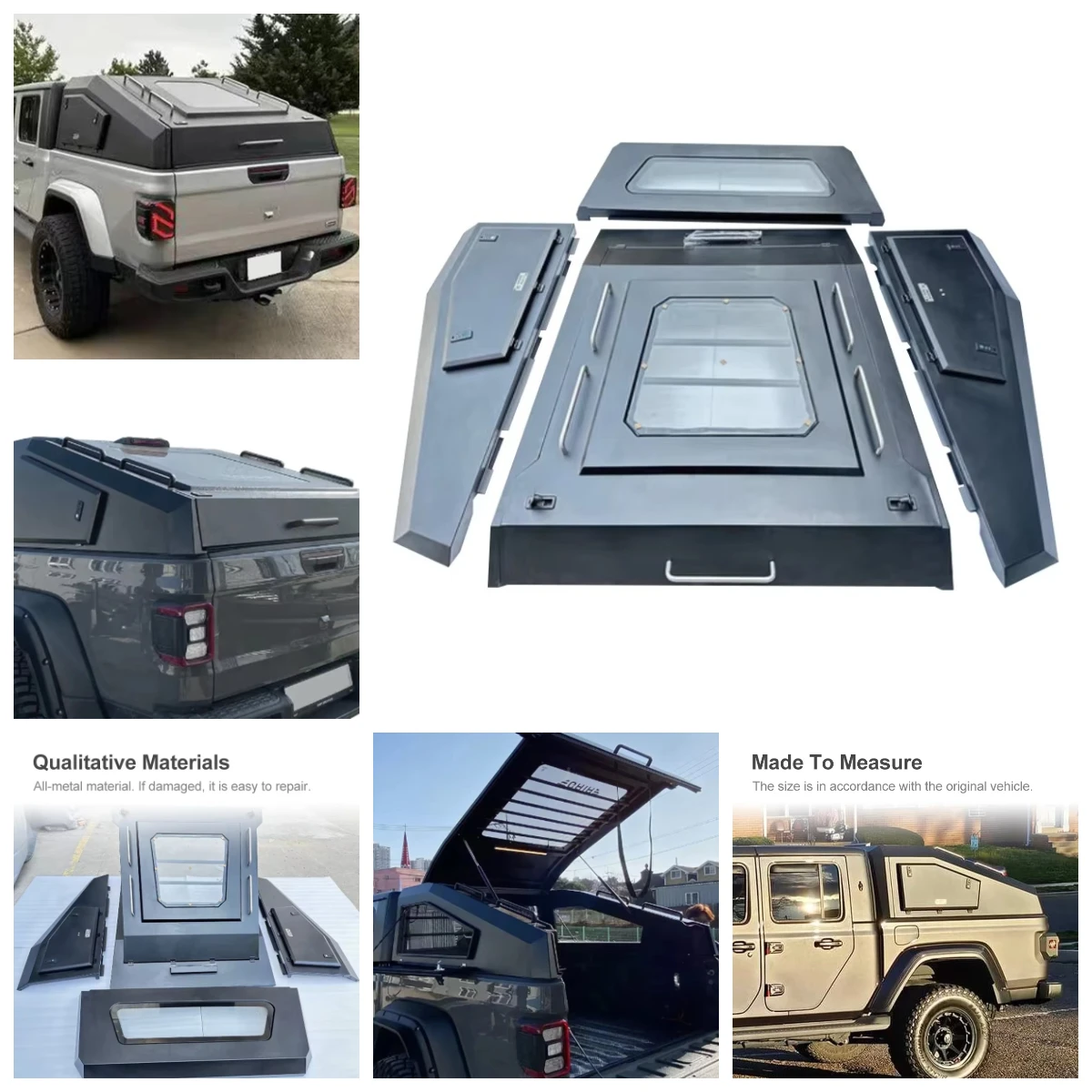 

Fast Shipping Truck Bed Sport Cover Camper Shell Canopy for Hilux Revo