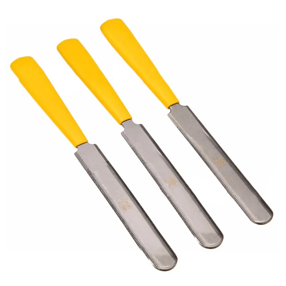 Precision Fretting and Slotting with the 3pcs Set Guitar Nut Files Fret Crowning Tool Kit Essential Luthier Repair