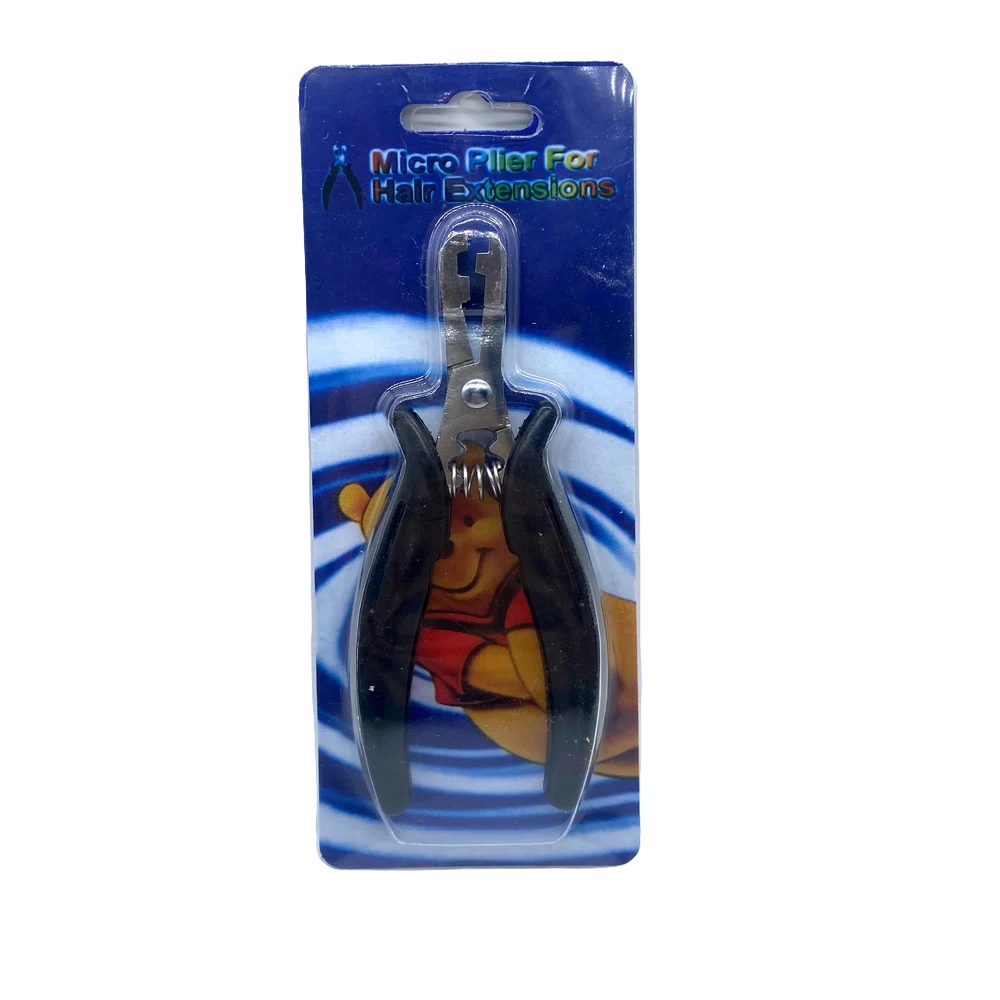 Keratin Pr- bonded tweezers for hair extensions Tongs extension accessories tool pliers for hair extensions