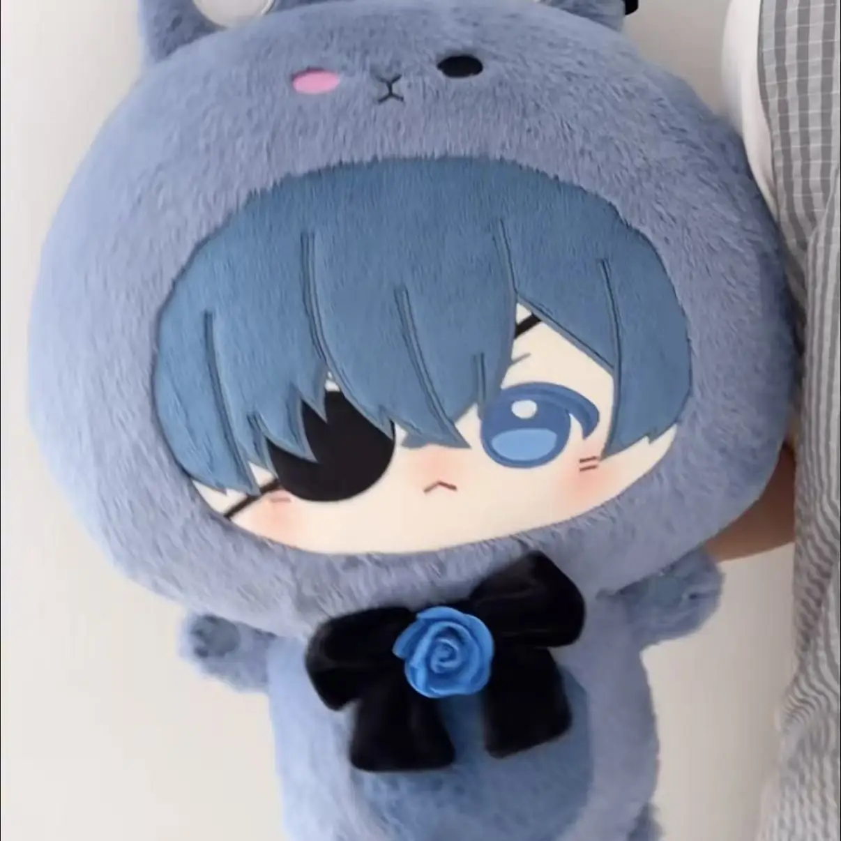 Anime Black Butler Ciel Phantomhive Plush 45cm Cotton Figures Gift Hug Pillow Role Play Kawaii Birthday Xmas Gift Halloween - view 4