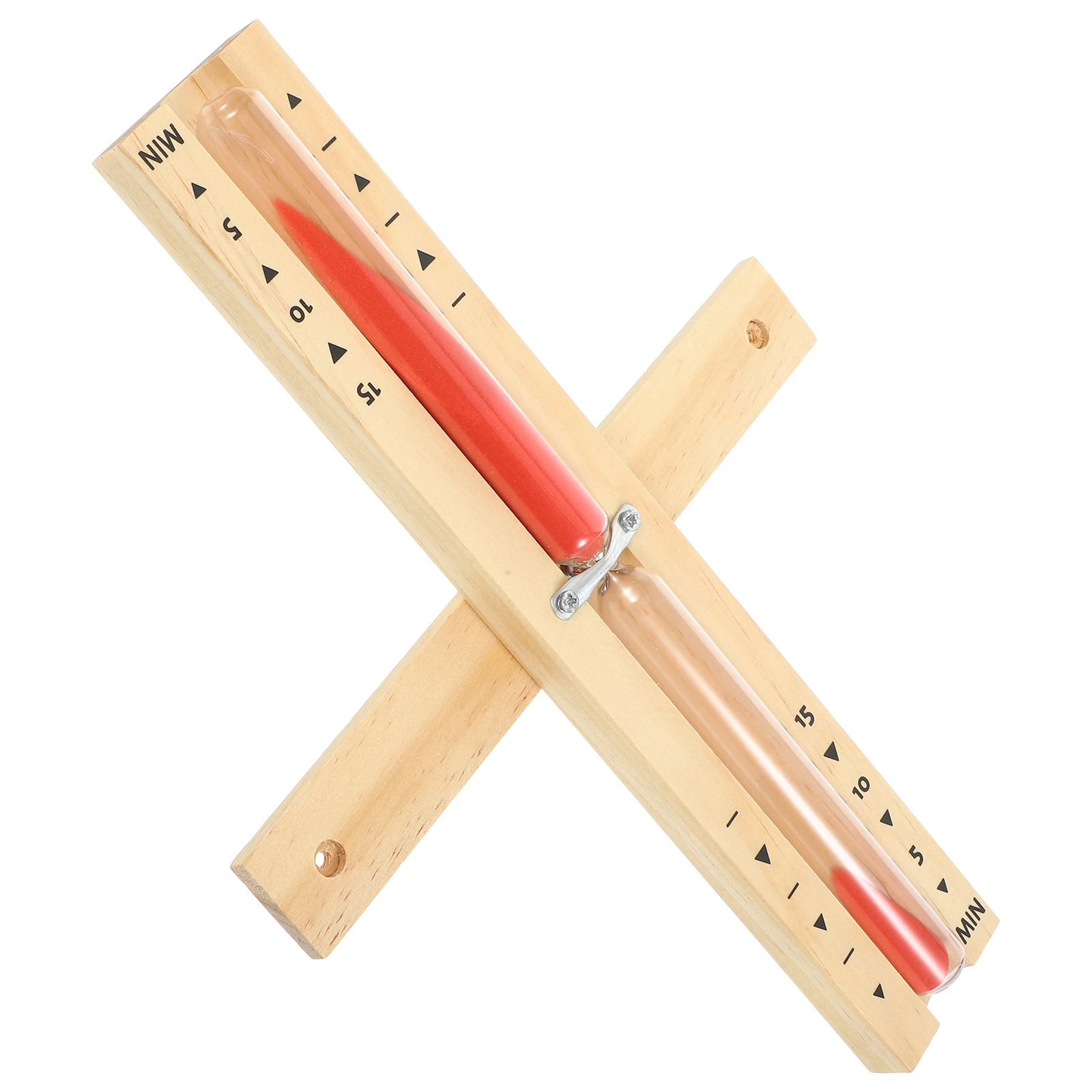 

Sauna Hourglass Timer 15-Minute Wooden Sand Timer for Bathroom Steam Room Wall Hanging Sweat Countdown Tool Classic Design Gift