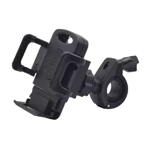 Motorcycle Phone Mount Holder，Bike Phone Holder Handlebar Clamp, Bicycle Scooter Phone Clip for all Smartphone Mobile
