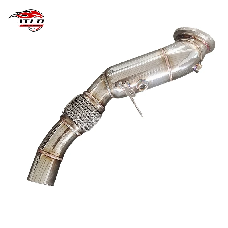 Stainless Steel Straight Pipe Exhaust Downpipe For BMW B38 318i F20 F21 F52 116i 118i 1.5T