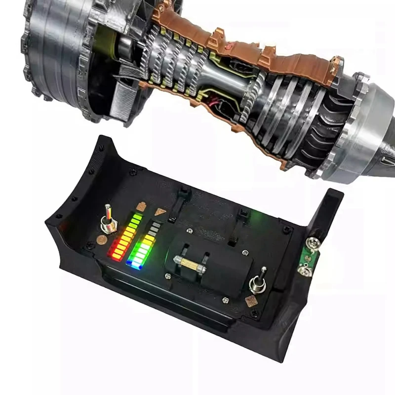 TR900 Turbofan Engine Model Aircraft Engine Kit Turbojet Engine Model Supercharged Aircraft Engine Replica-ABLA