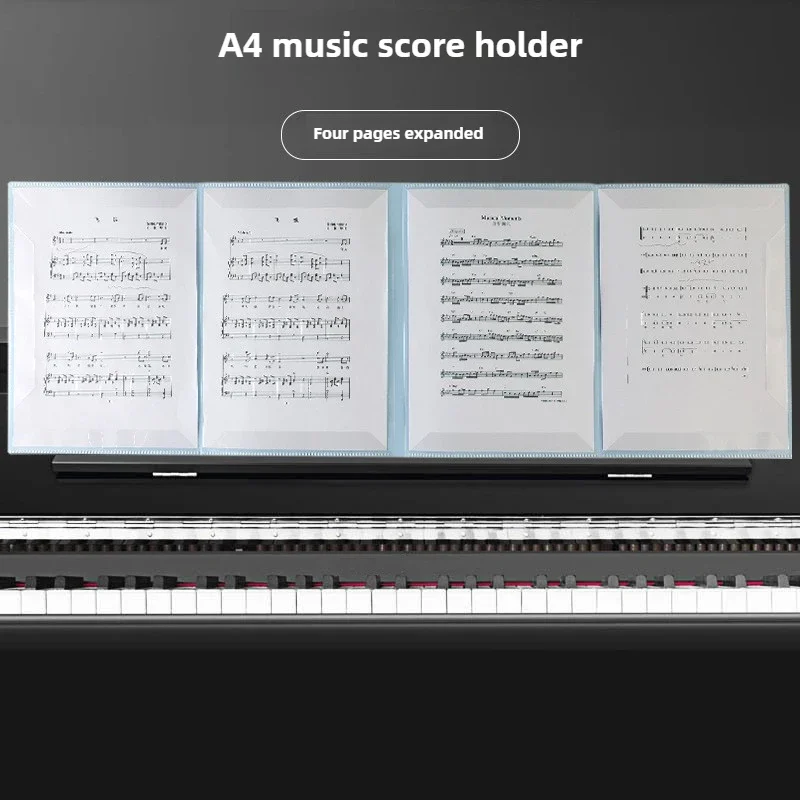 

Music supplies Modifiable Folding and unfolding exhibition piano score folder music A4 Score Manager book folder