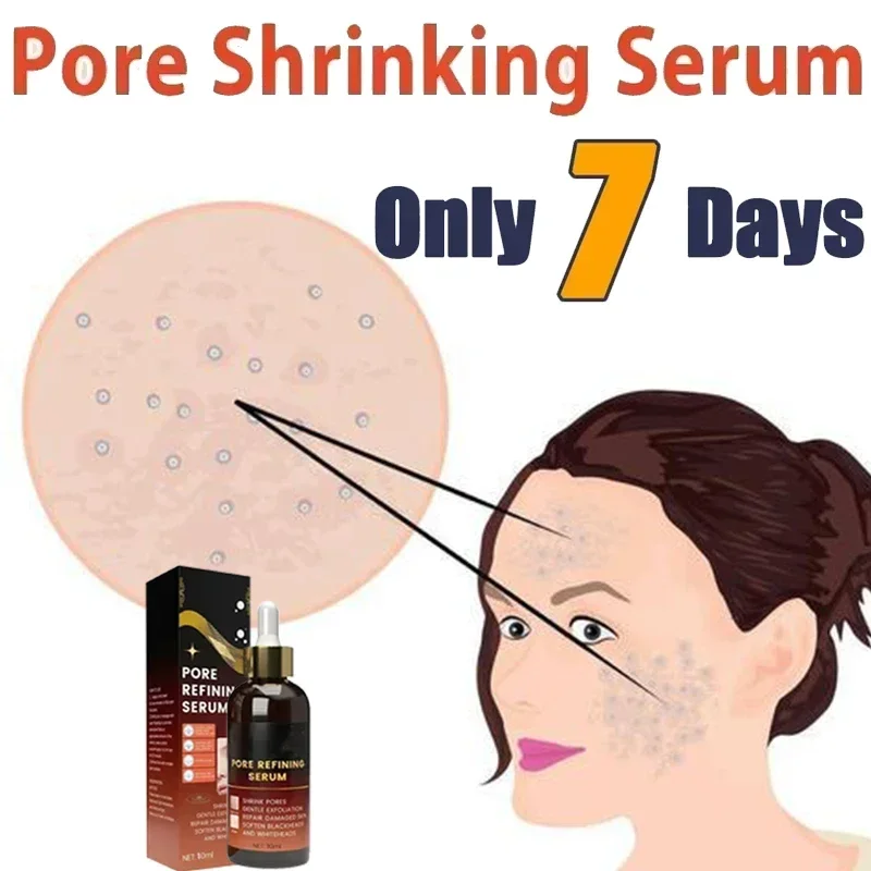 

Pore Shrink Face Skin Care Serum Facial Essence For Shrinking Pores Remover Relieving Dryness Moisturizing Oil Control Firming