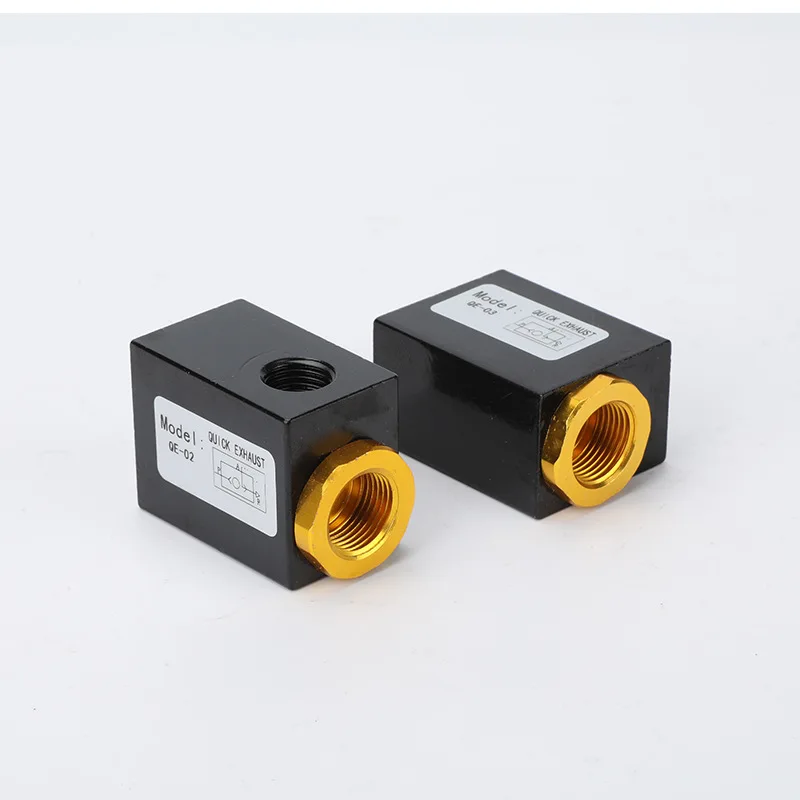 High Quality Pneumatic Air Quick Release Exhaust Valve QE-02/03/04 1/8 1/4 3/8 1/2 BSP Thread