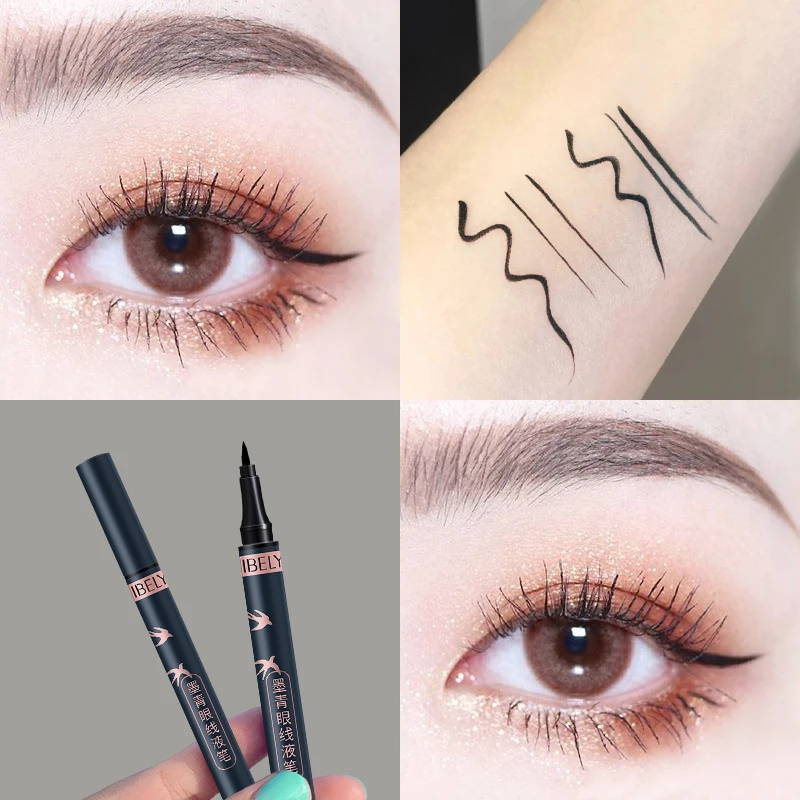 Fashion Long Lasting Eyeliner Pencil Waterproof Long-Lasting Smooth Eye Liner Pen Make Up Fast Dry Non-smudge Eyes Makeup Tools