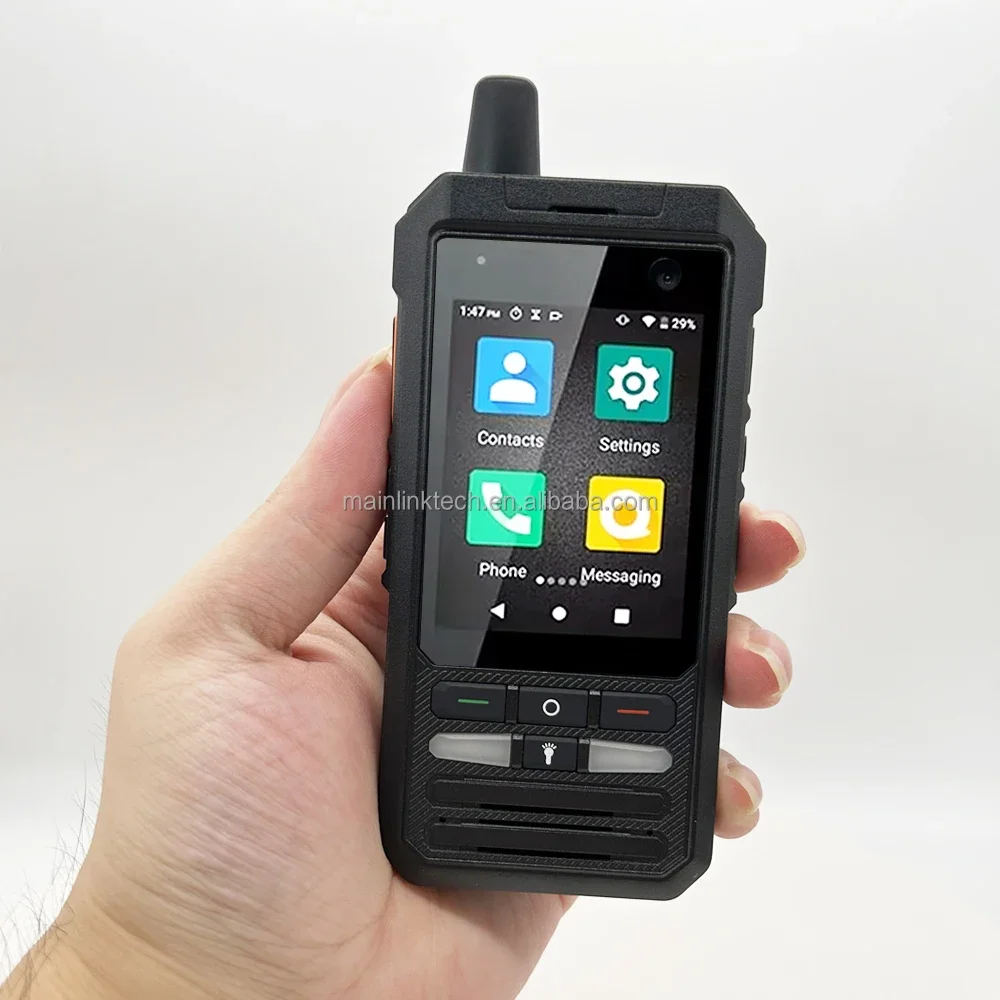 Handheld Radio Poc Zello Two Way Radio 4 G LTE Rugged Phone GPS 4 G Wifi Zello Poc Radio Mountaineering Adventure Walkie Talkie