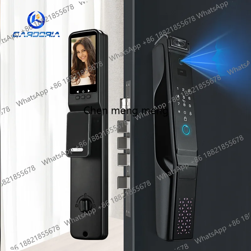 3D Face Palm Print Recognition Door Lock Smart Fingerprint Keyless Digital Intelligent Lock For Mortise