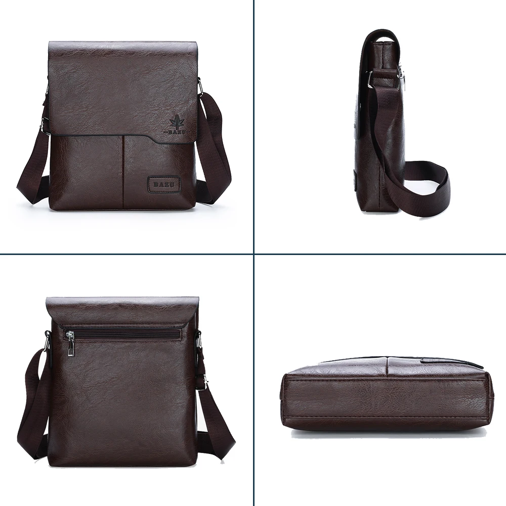 Luxe Mannen Jongens Leren Schoudertas Echtgenoot Crossbody Designer Messenger Bags Luxueus Merk Heren Kleine Tas Handtas