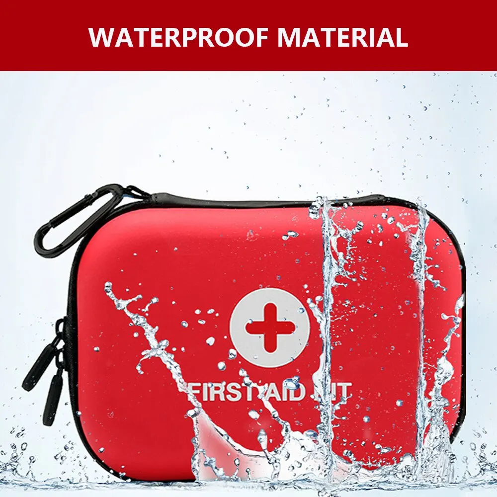 Empty Portable Emergency Medical First Aid Bag Storage Box for Household Outdoor Travel Camping Equipment Medicine Survival Kit