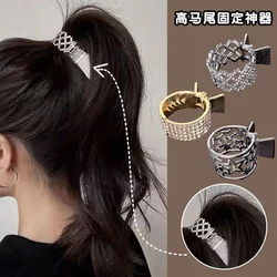 New high-grade sense alloy high ponytail clip anti-sagging fixed artifact ponytail clip female shark hair clip clip