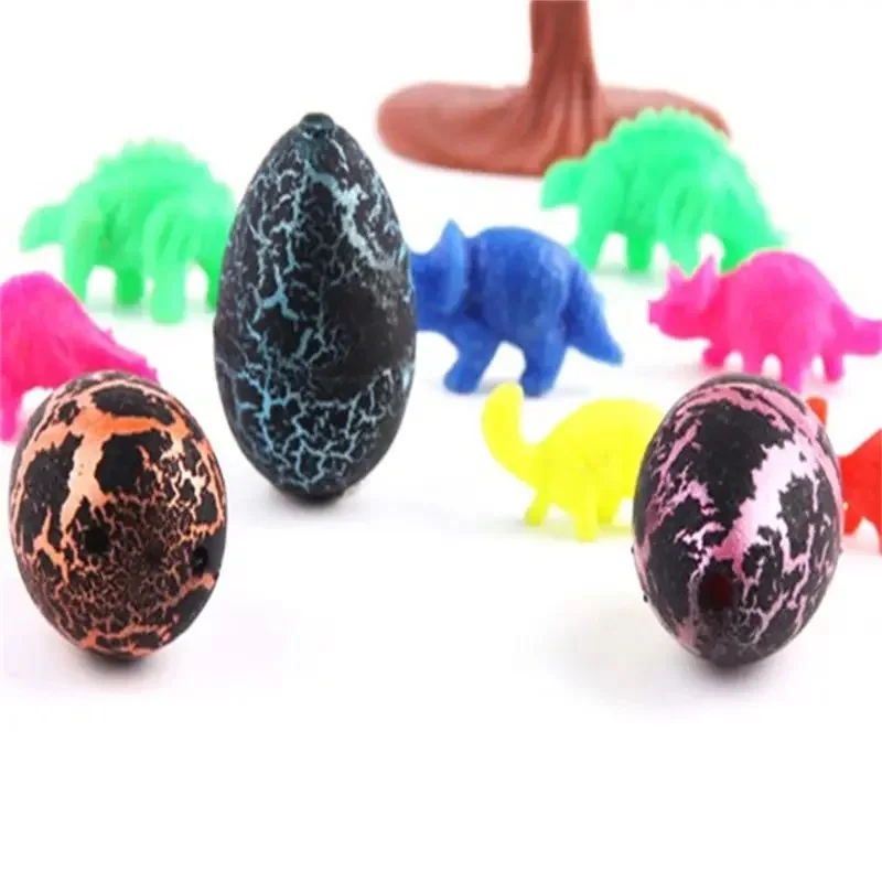 10 قطعة بيض الديناصور السحري تفقيس في الماء بيض الديناصور الحيوان الاستنساخ الغمر الأطفال الديناصور متعة الهدايا