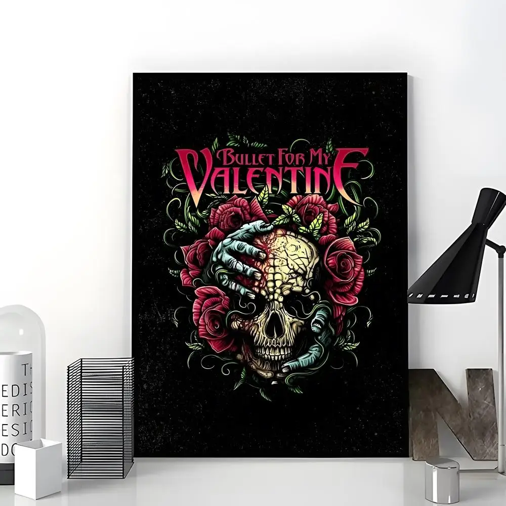 Epic Metalcore Band B-Bullet For My Valentine Poster Aesthetic Dorm & Bedroom Wall Art Decor