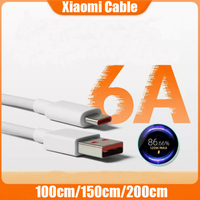 Xiaomi Original Turbo Charge Cable 120W 90W 67W 55W 33W MI 14 13 13T 12T Pro 12 10T 5G Poco X5 X4 X6 Type C Fast Charging Cabel