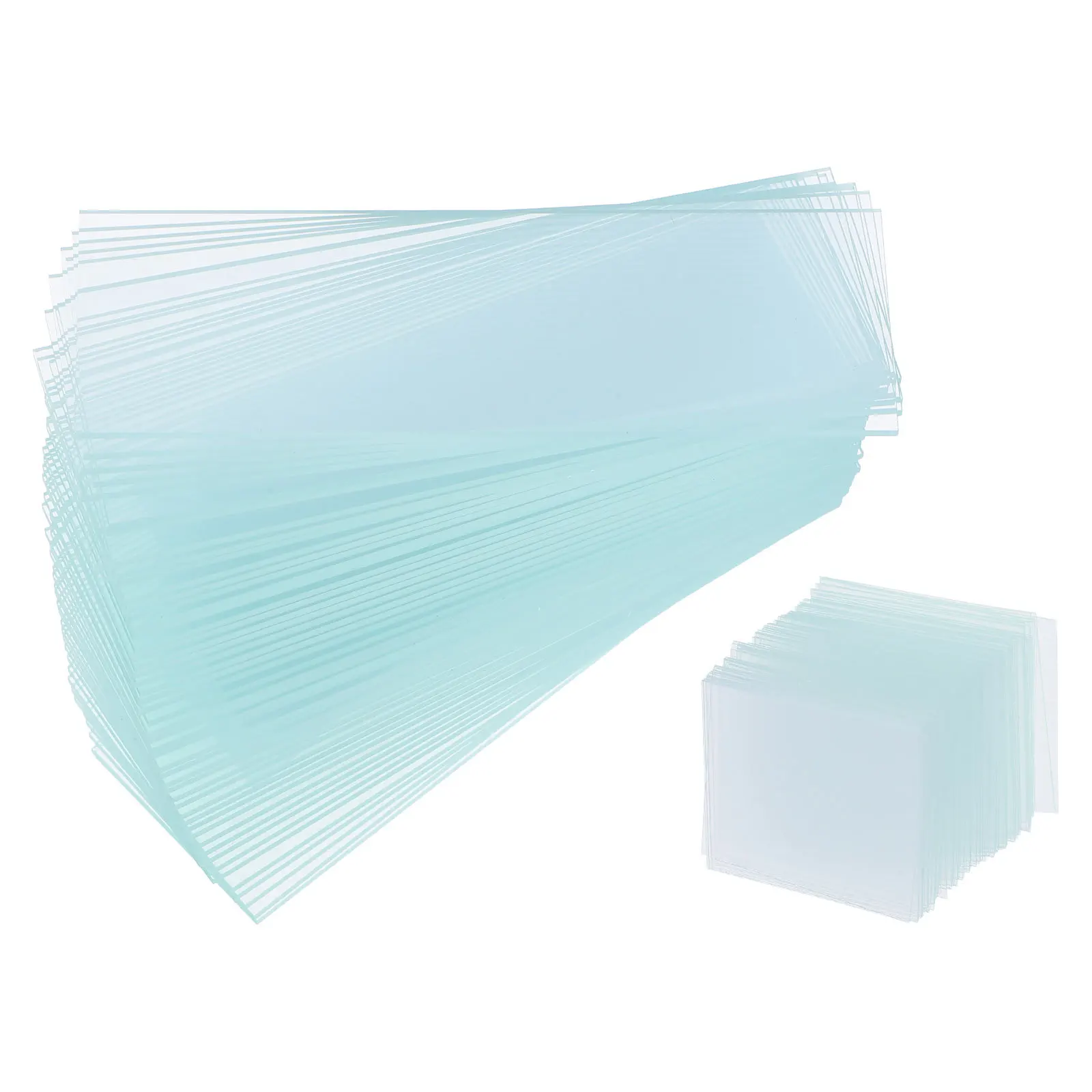 

300pcs Pre-Cleaned Glass Slides Covers Microscope Accessories For Students Homeschool Laboratory Consumables Optical Glass