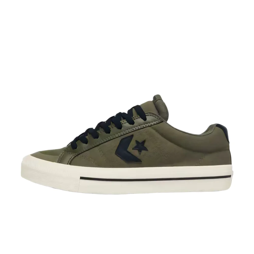 Converse Sport Casual Unisex Green Low-Top Sneakers – Comfortable Durable Non-Slip Sole,Lightweight Stylish Everyday Fit A12748C