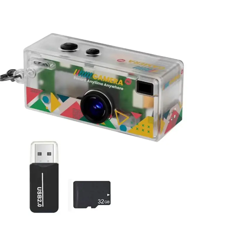 

ABJF-Mini G6 камера для большого пальца 0,96 дюйма, ретро-брелок, видеокамера с картой 32G, видеорегистратор 1080P