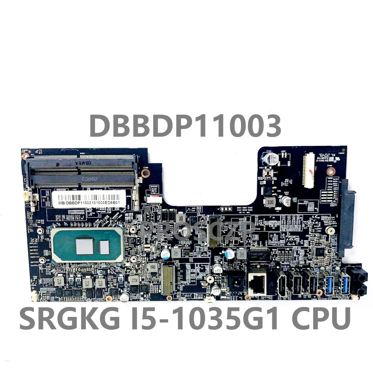 

For ACER Laptop Motherboard DB.BDP11.003 DBBDP11003 Integrated Machine Mainboard With SRGKG I5-1035G1 CPU 100% Full Working Well