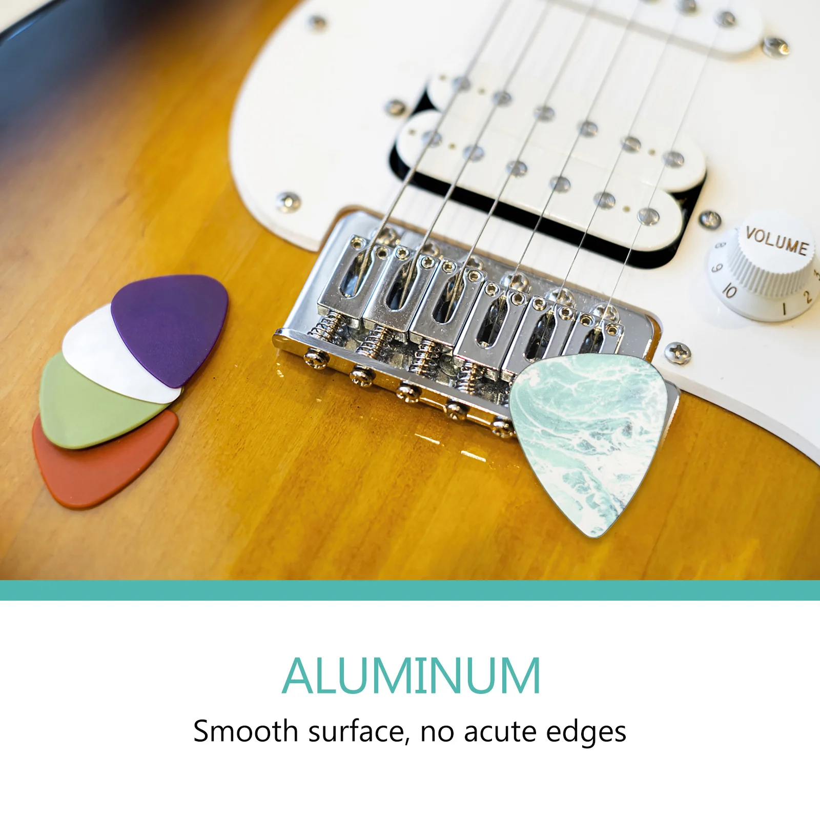 6 قطعة يختار الغيتار الكهربائية الشعبية سميكة دائم باس الصوتية مجموعة الملحقات الموسيقية الصغيرة لممارسة المرحلة الاستخدام