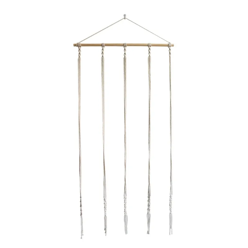 Nordic style hat display stand, hand-woven tapestry, hat storage, decorative wall hanging frame,