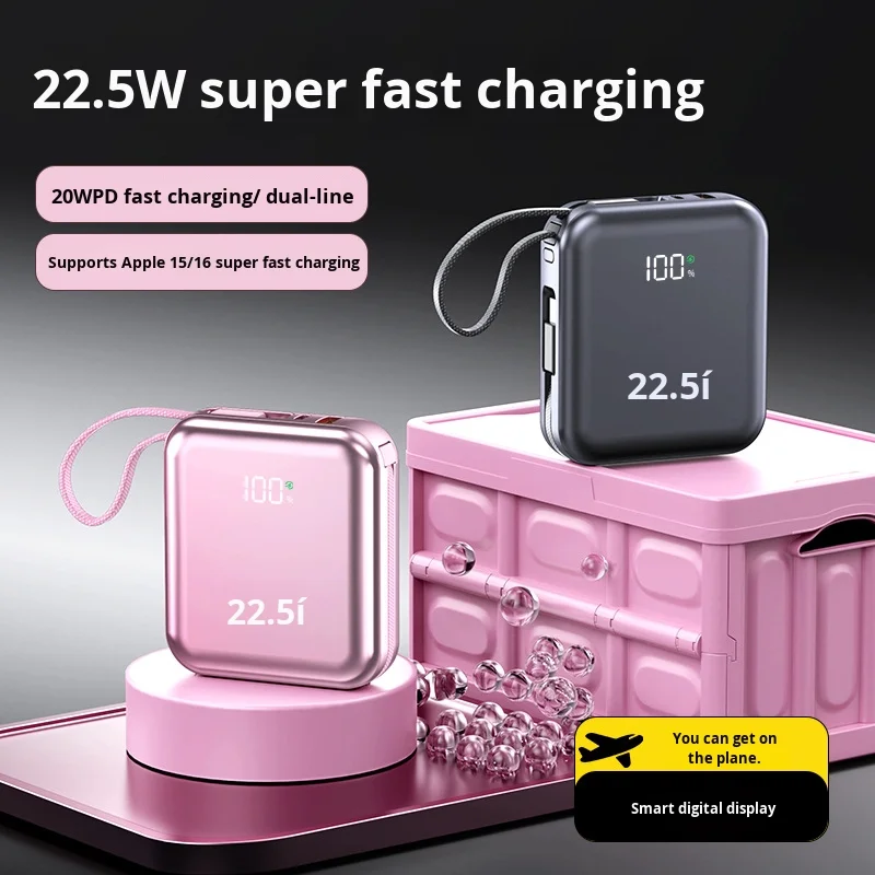 20000mAh Power Bank High Capacity Ultra-Thin Super Fast Charging LED Display Portable PowerBank for Iphone Huawei Samsung Xiaomi