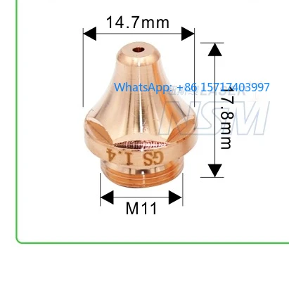 Jiaqiang raytools original 3D l-aser cutting machine nozzle GS single double layer copper nozzle durable anti-collision J18