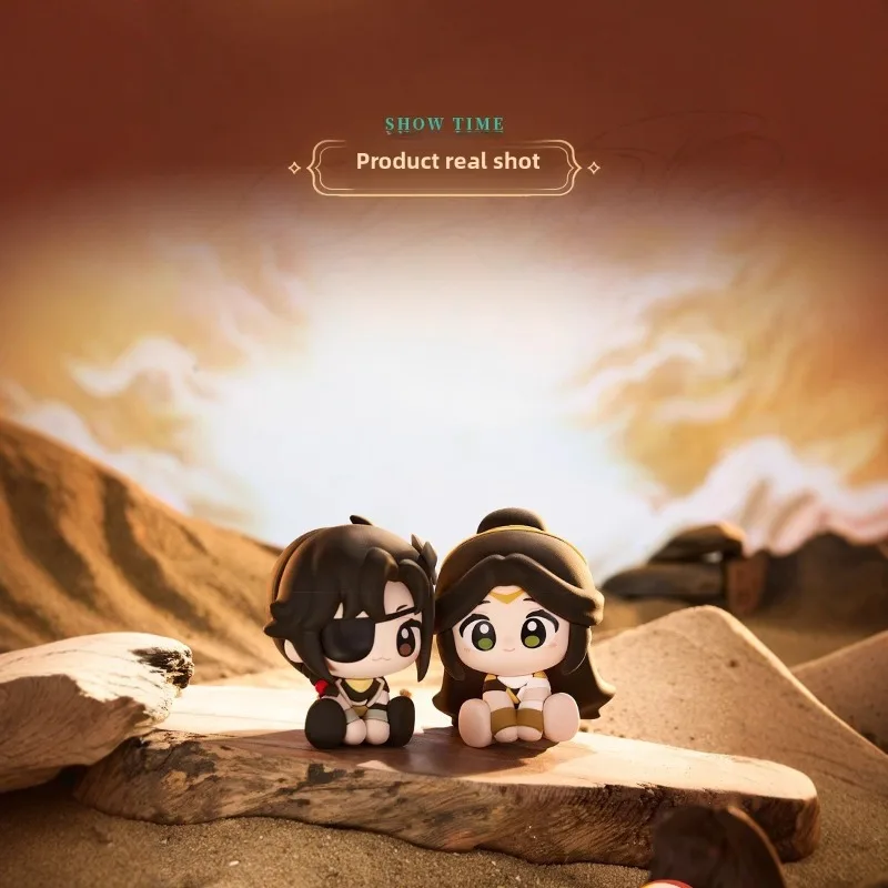 Heaven Official'S Blessing Mingyue Loulan Serie Blind Box Speelgoed Pop Leuke Cartoon Hua Cheng Xie Lian Action Anime Figuur Gift