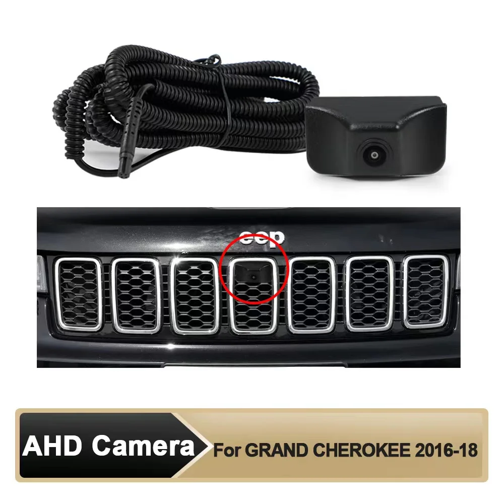 Car AHD Front View OEM Camera HD Night Vision Fisheye 150° for GRAND CHEROKEE 2016-18 Parking camera