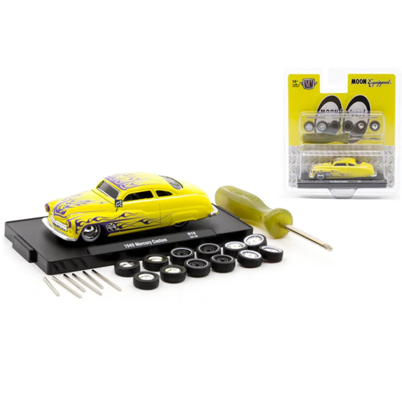 

M2 масштаб 1:64 1949 года, модель автомобиля из сплава Mercury на заказ, статическая коллекция, украшенный сувенир, подарок, хобби и игрушки