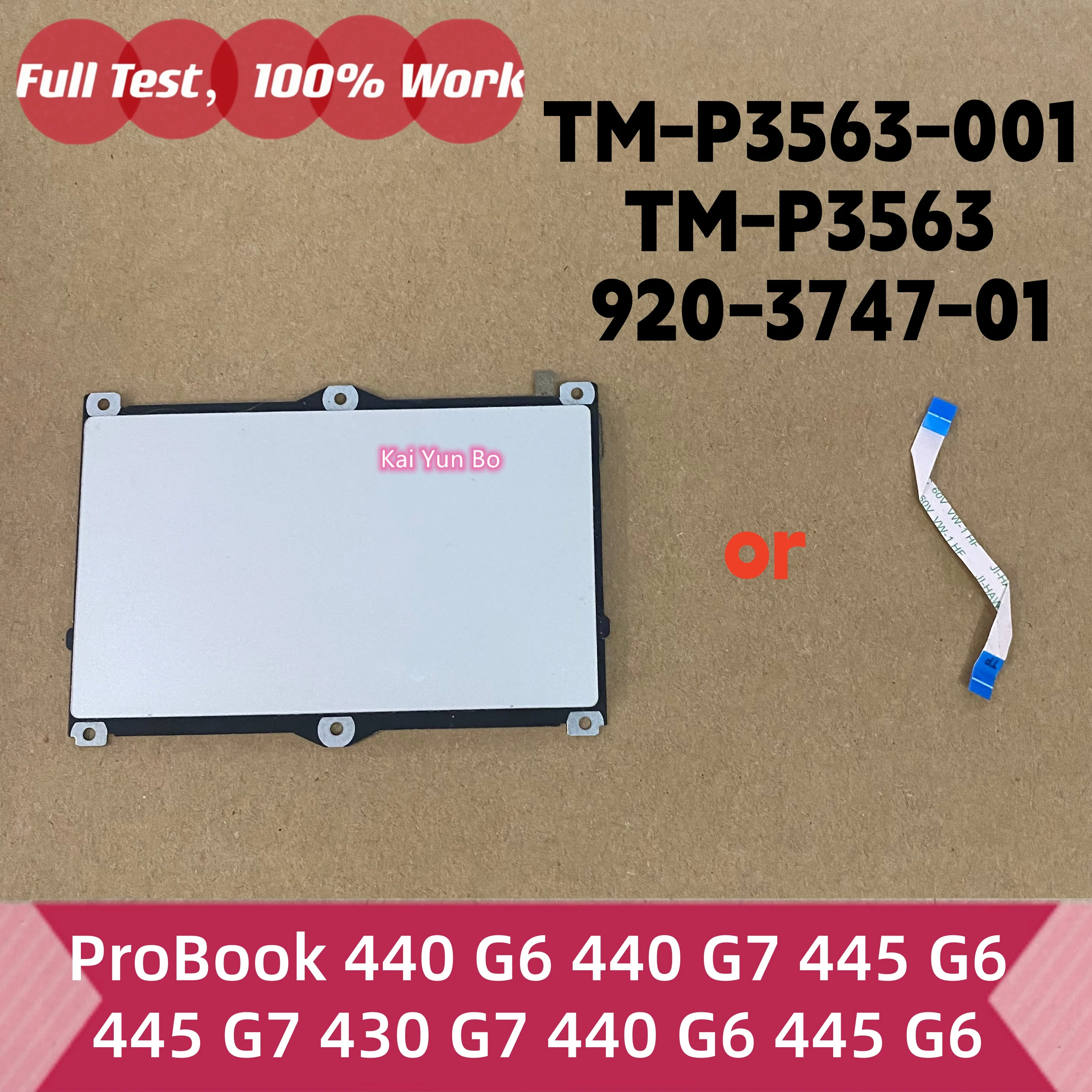 Touchpad o Cable para Laptop HP ProBook 440 G6 440 G7 445 G6 445 G7 430 G7 440 G6 445 G6 TM-P3563-001 TM-P3563 920-3747-01