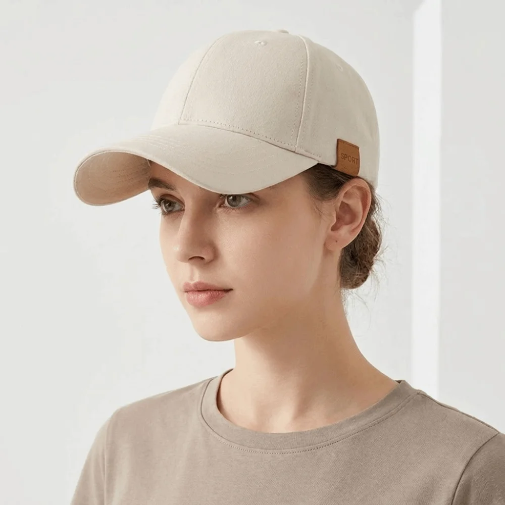 

Simple Solid Color Baseball Cap Dry Quickly Sunscreen Snapback Hat Hip Hop Adjustable Sun Protection Peaked Hat Men