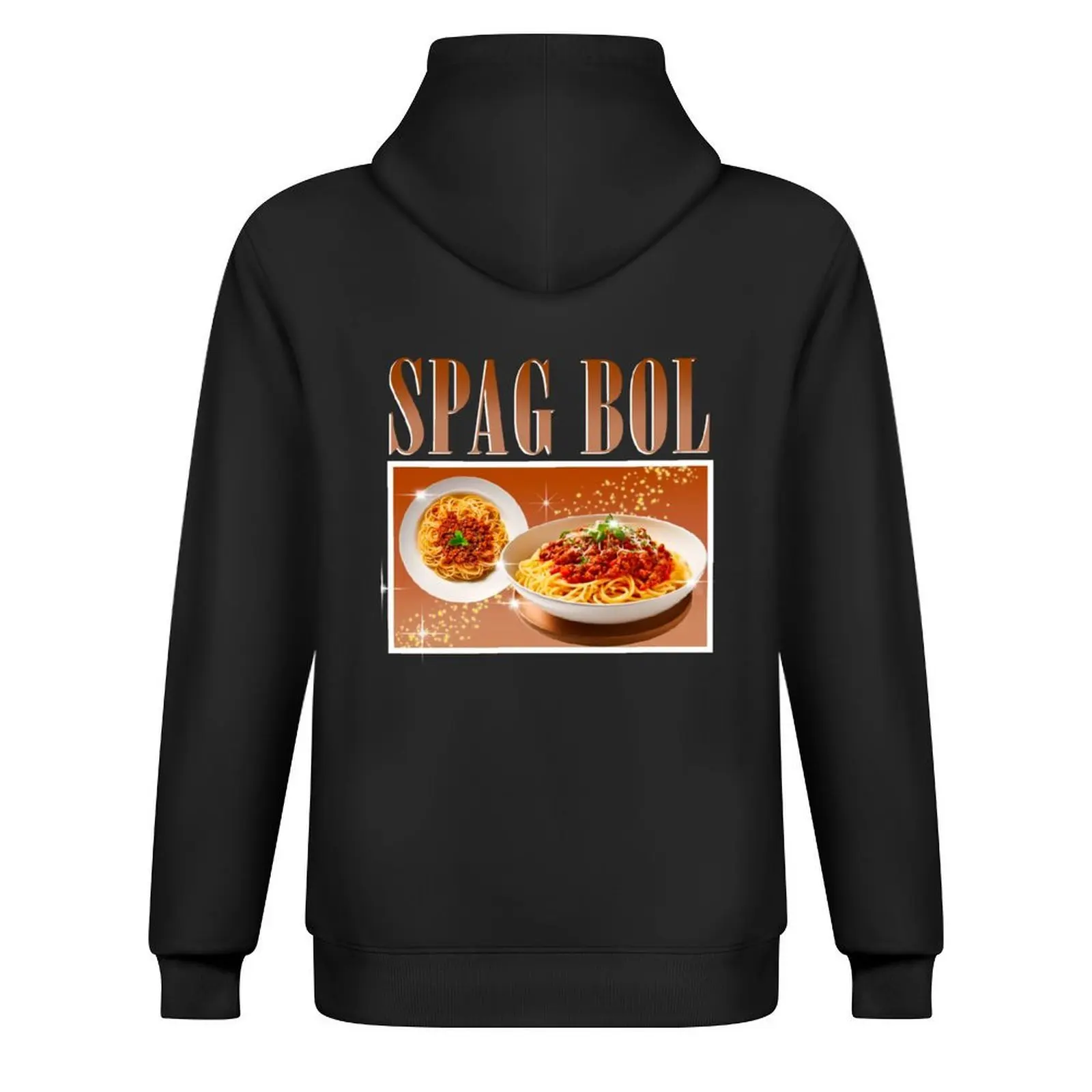 Spag Bol 90's 프린트 후드티 블라우스 후드 셔츠 미적 의류 남성용 의류 후드티 및 스웨트셔츠의 새로운 제품