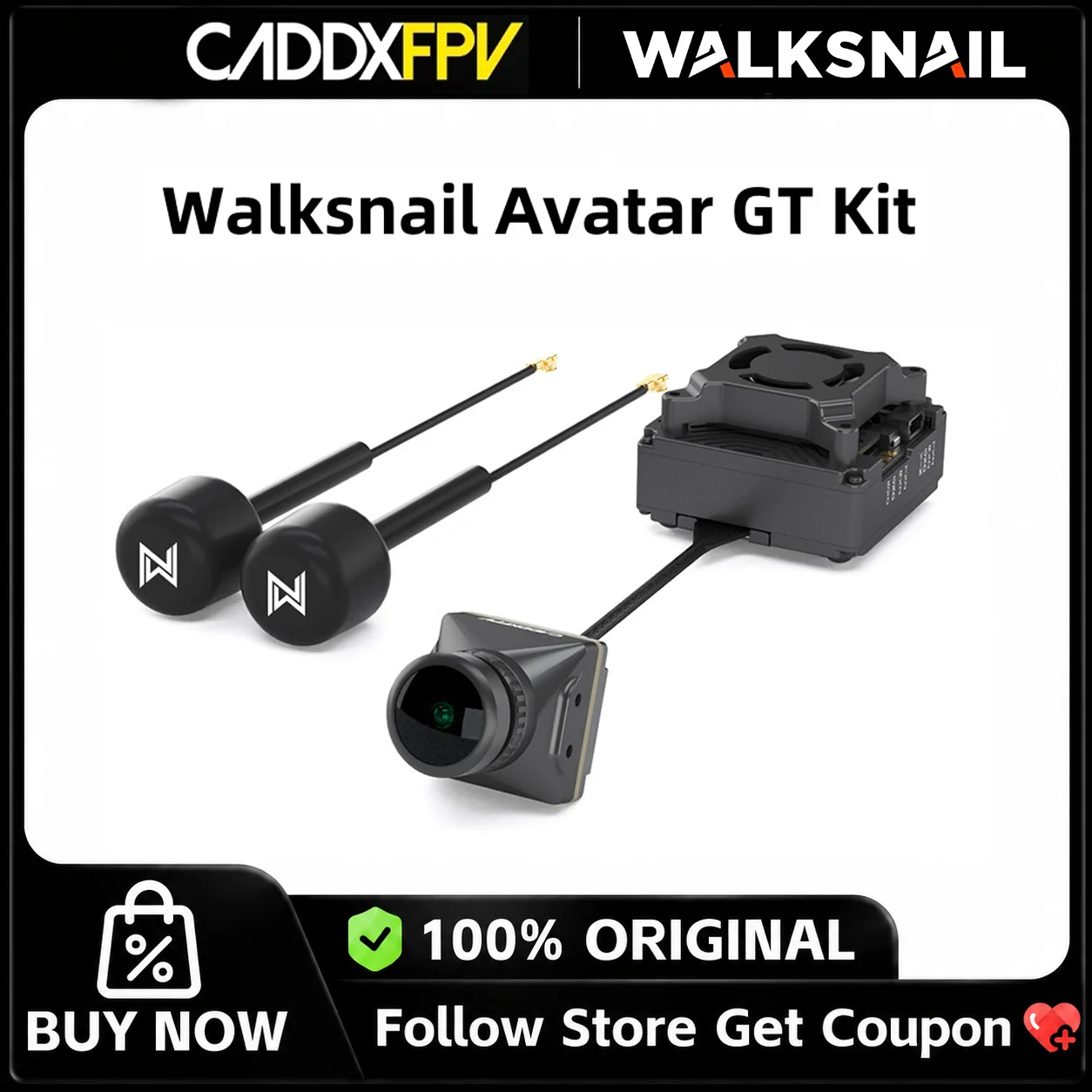 Walksnail Avatar Gt Kit 2W Vtx - Caddx Walksnail 아바타 GT 키트 맥스