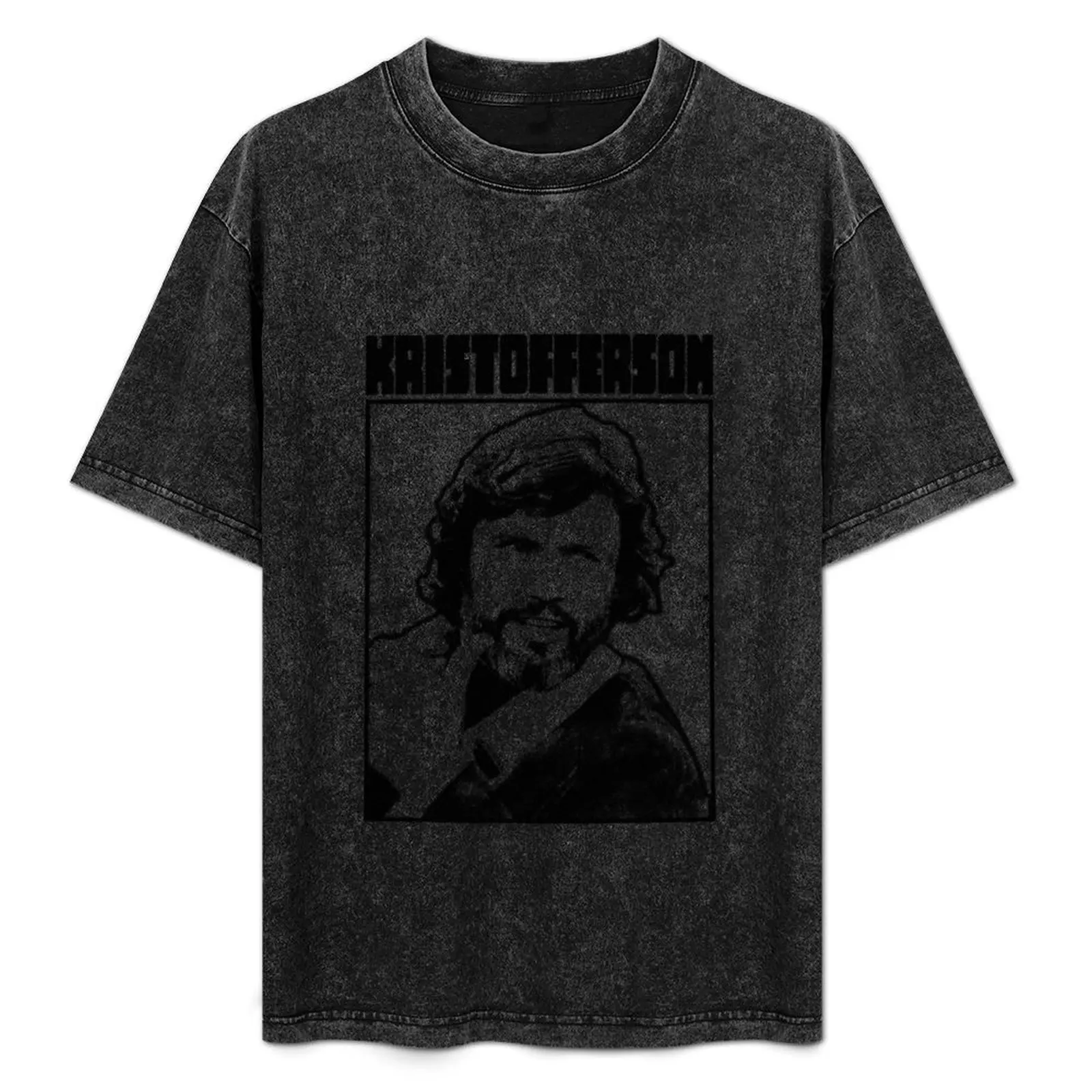 Kris Kristofferson T-Shirt baggy shirts summer clothes Blouse funny t shirts for men