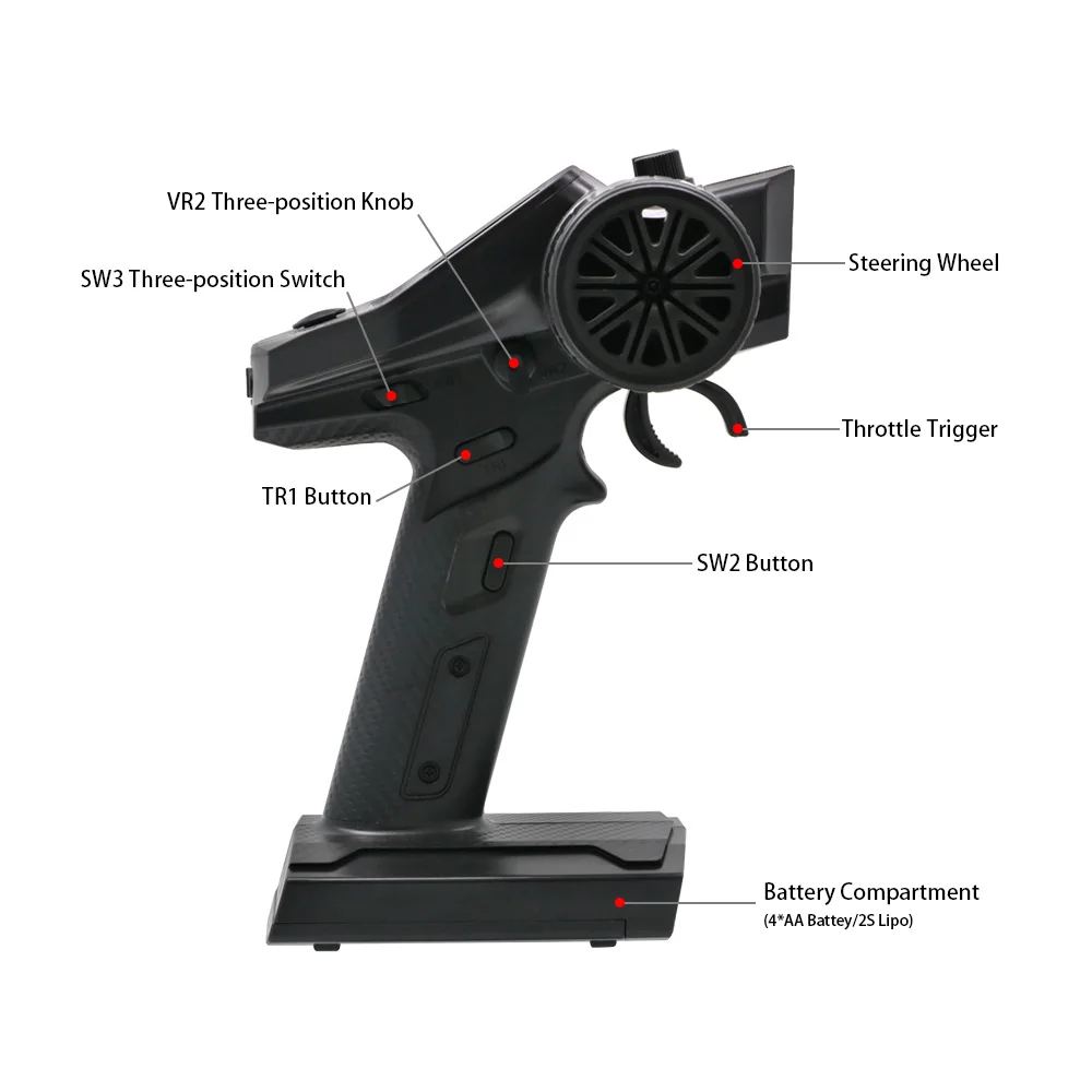 FLYSKY FS-G7P 2.4G 7CH جهاز إرسال تحكم عن بعد مع 2.4Ghz ISM R7P استقبال لقوارب RC سيارات نموذج جهاز التحكم عن بعد