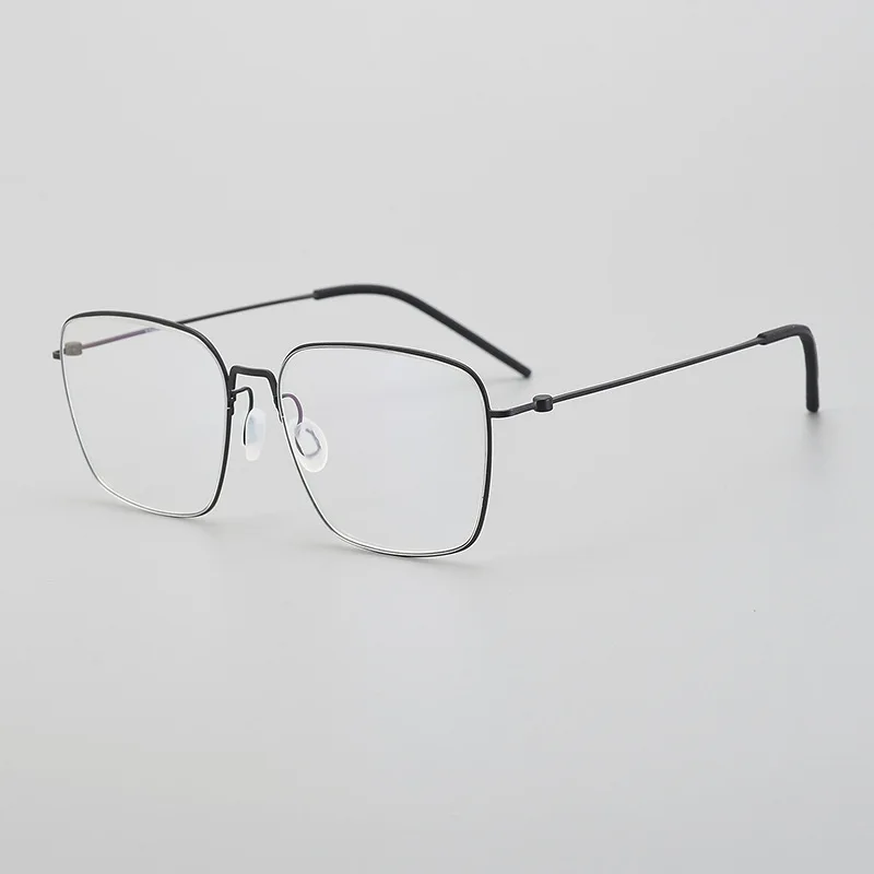 

Ultra-light glasses frame without screws, fashionable women simple anti-blue light men myopia glasses