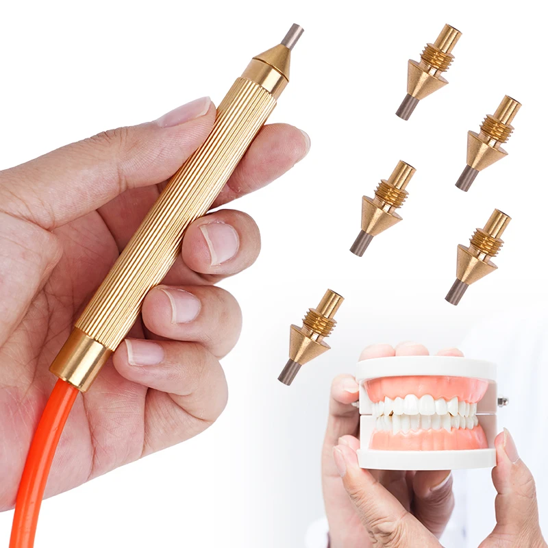 Dental Sandblasting Machine Blaster Handle Pen Replaceable Nozzle Tip Tungsten Steel Tip Nozzle Dentist Lab Accessories